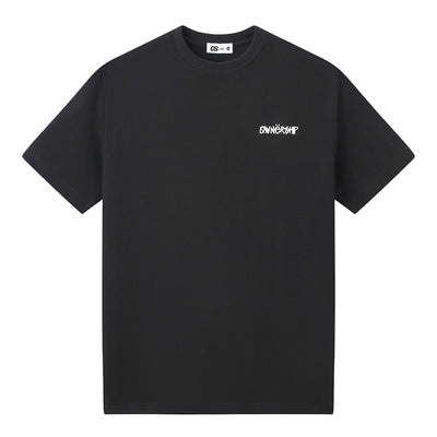 Ownership Men's Skull Star T-Shirt - Black & White 1