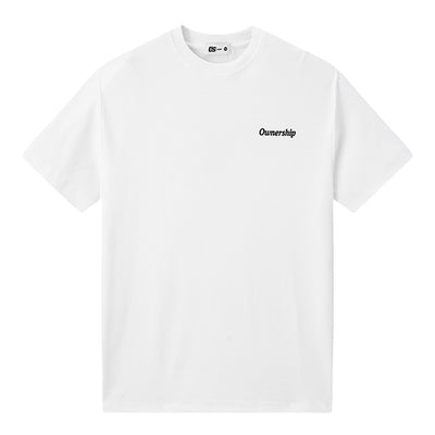 Ownership Men's Skelly Skull NY T-Shirt - White & Black 1