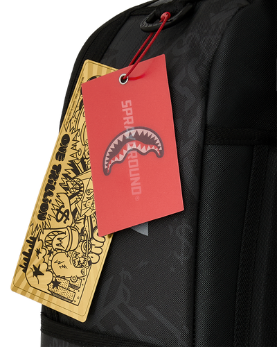 Sprayground 4AM Black & Red Shark Backpack