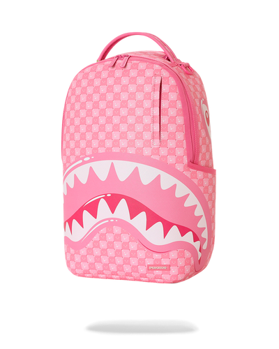 Sprayground Pink New Check Faces Backpack