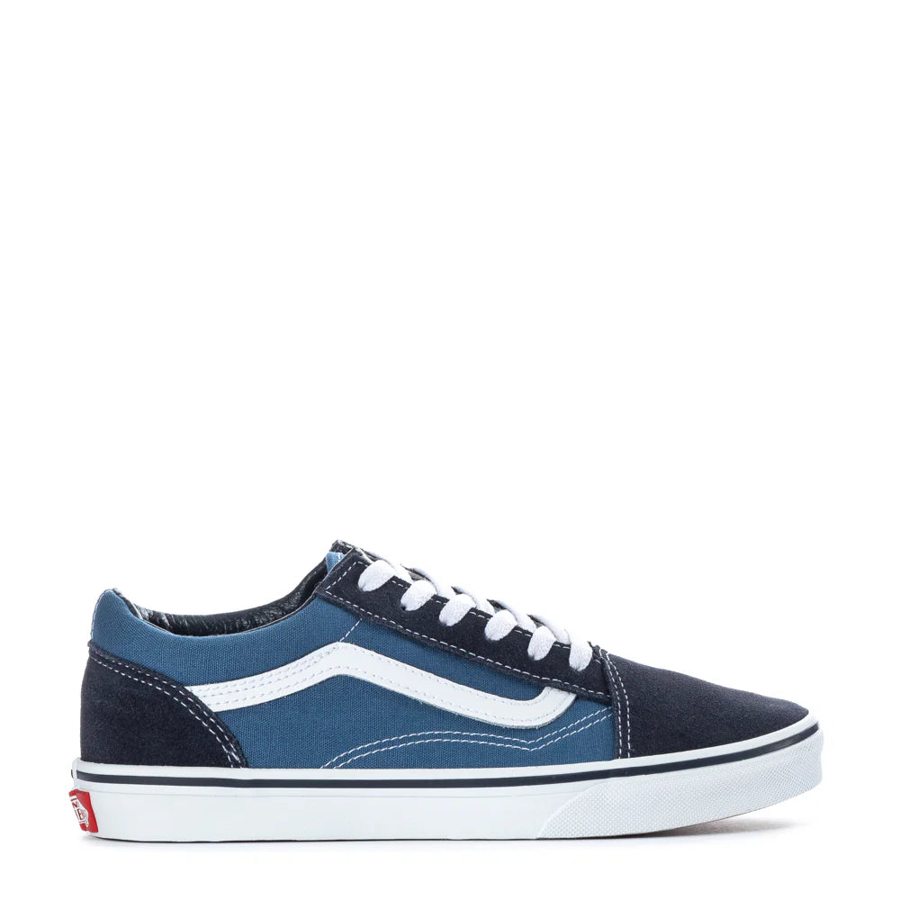 BIG KID'S VANS OLD SKOOL NAVY NAVY/WHITE VN000D2VNVY 1