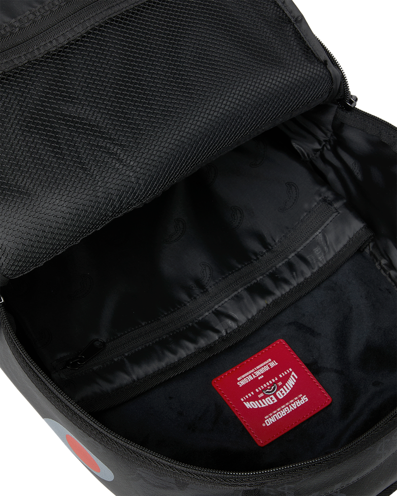 Sprayground 4AM Black & Red Shark Backpack