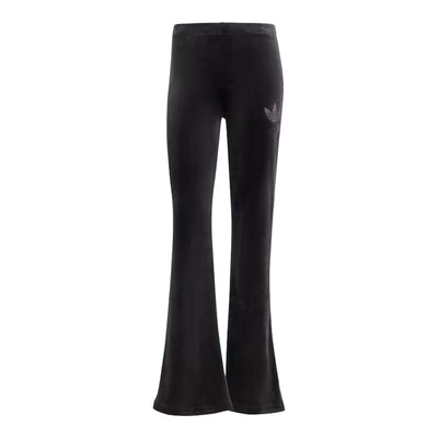 adidas Women's Velvet Pants With Rhinestone Trefoil 2