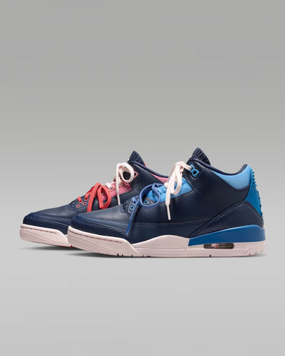 Women's Air Jordan 3 Retro Sport Renaissance Obsidian/Track Red/Blue Beyond/Chalk CK9246-400