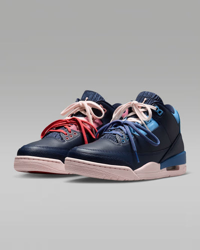 Women's Air Jordan 3 Retro Sport Renaissance Obsidian/Track Red/Blue Beyond/Chalk CK9246-400