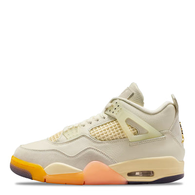 Women's Air Jordan 4 Retro Birds of Paradise Coconut Milk/Metallic Gold/Muslin/Bright Mango/Sundial/Black HV0823-101