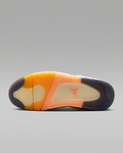 Women's Air Jordan 4 Retro Birds of Paradise Coconut Milk/Metallic Gold/Muslin/Bright Mango/Sundial/Black HV0823-101