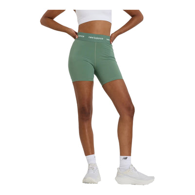 New Balance Women's Sleek High Rise Sport Short 5" 1