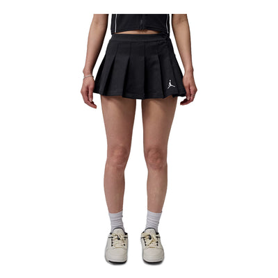 Womens Jordan Brooklyn 010 Pleated Skirt Black/White IF1372-010