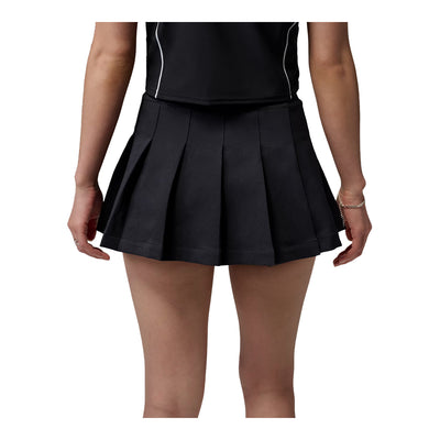 Womens Jordan Brooklyn 010 Pleated Skirt Black/White IF1372-010