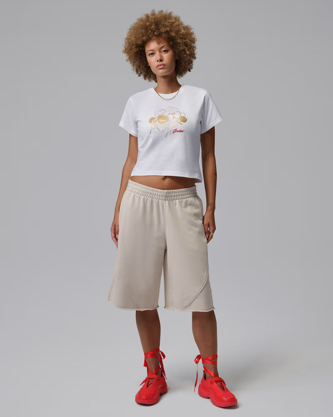 Women's Jordan Brooklyn Graphic T-Shirt White IR0782-100