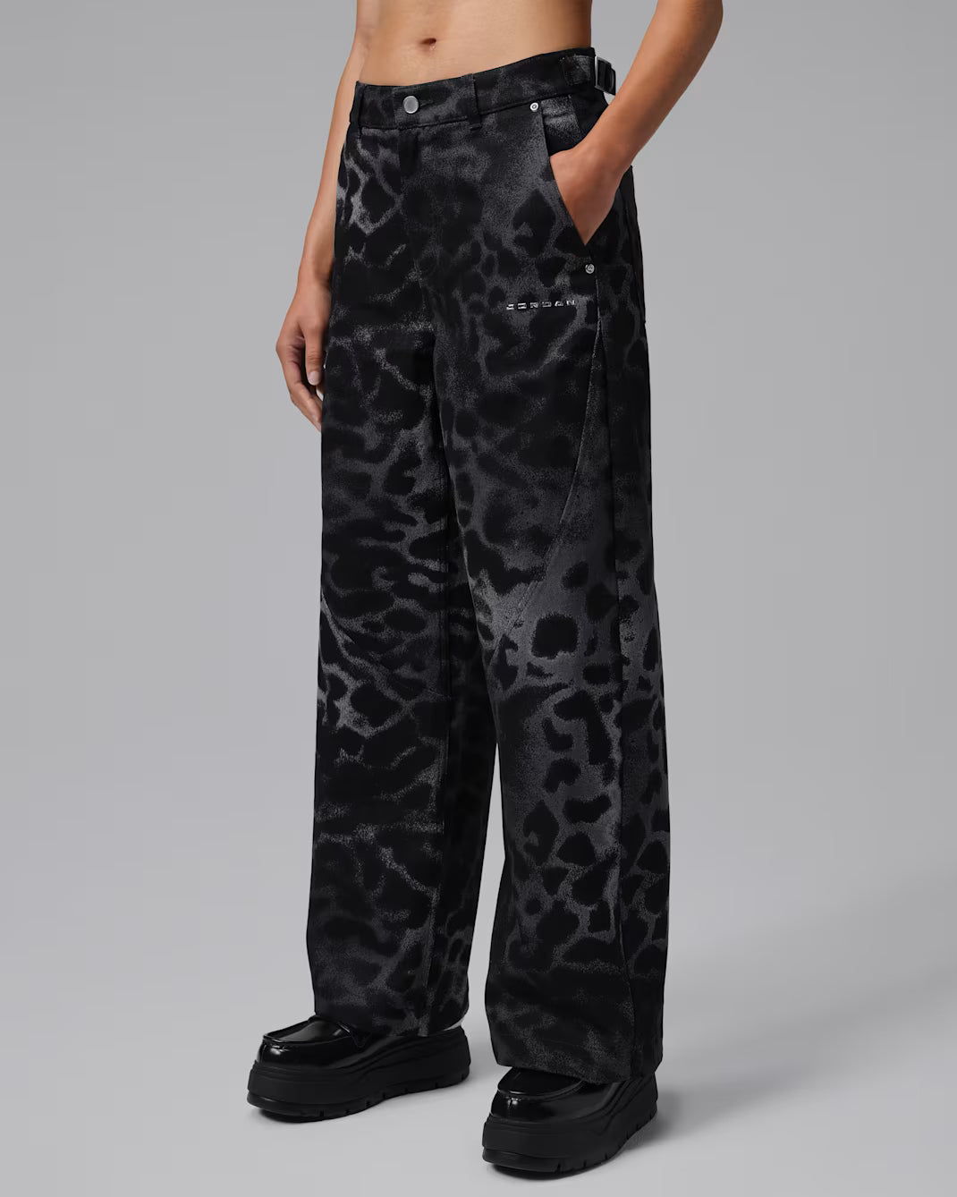 Women's Jordan Flight Baggy Trousers Black IQ4017-010