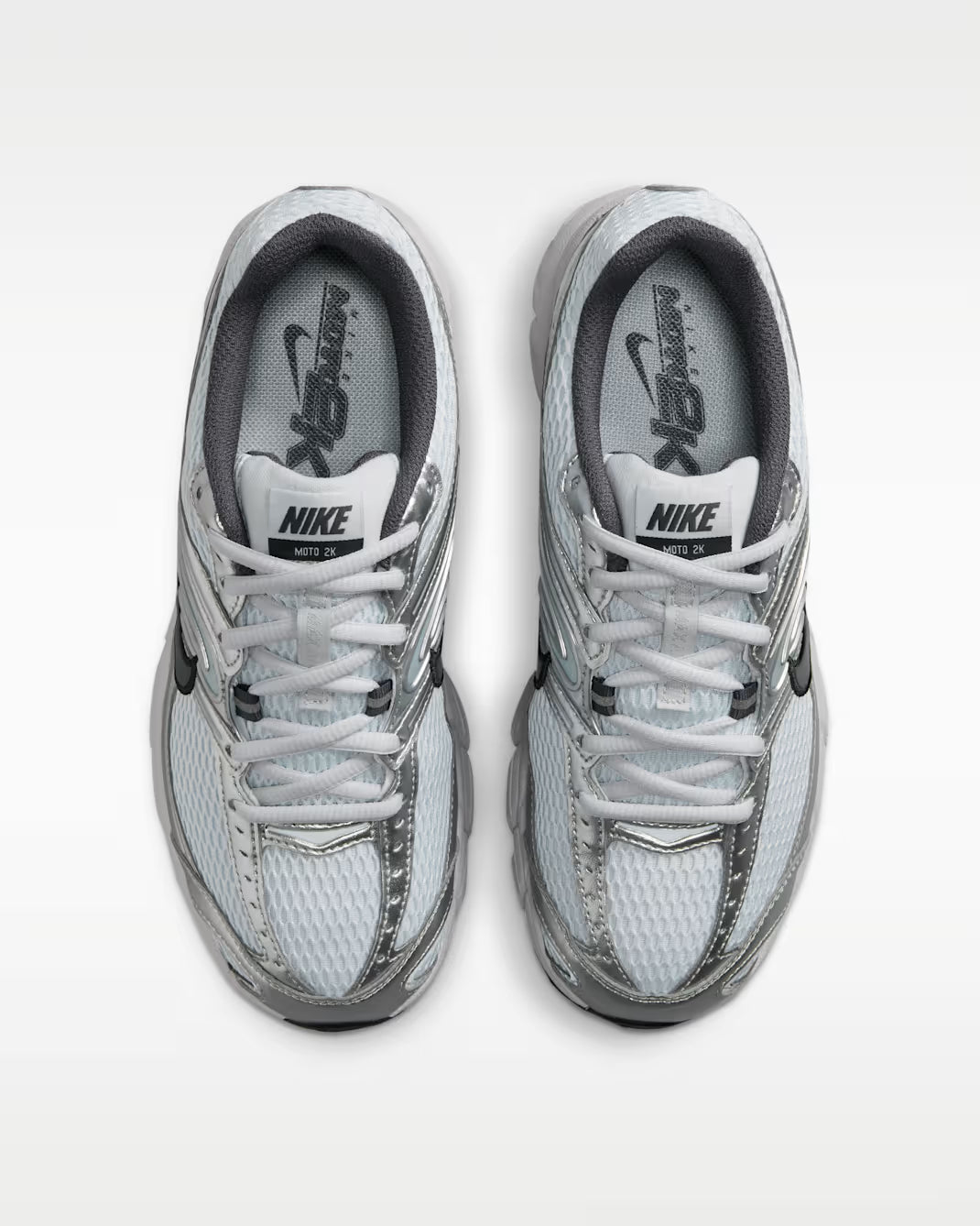 Women's Nike Air Max Moto 2K Pure Platinum/Metallic Silver/Black/Gridiron HQ2056-013