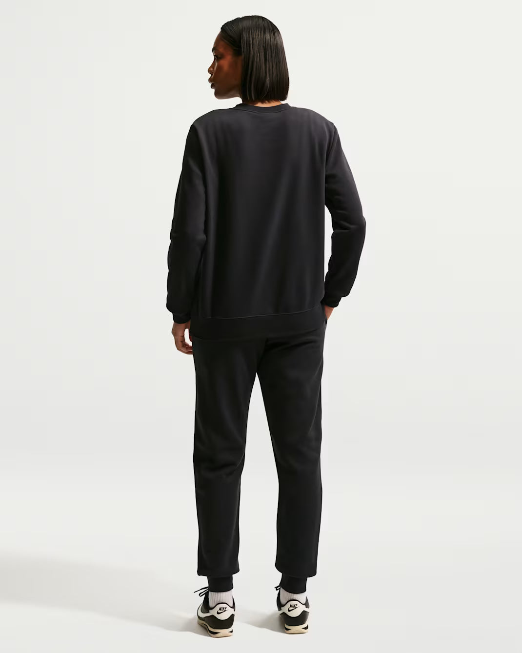 Nike Sportswear Club Fleece Mid-Rise Joggers Black/White DQ5191-010