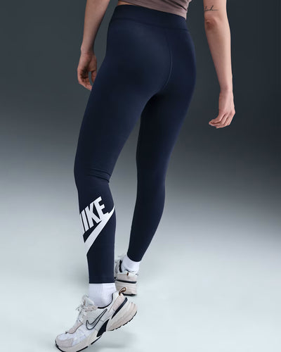 Women's Nike Sportswear Classics High-Waisted Graphic Leggings Midnight Navy/White DV7791-010