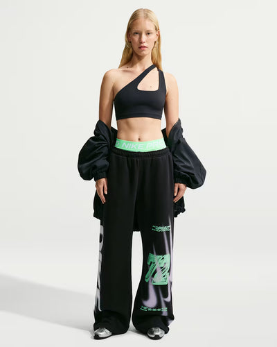 Women's Nike Studio Fleece Total Black/Sail IV4956-001