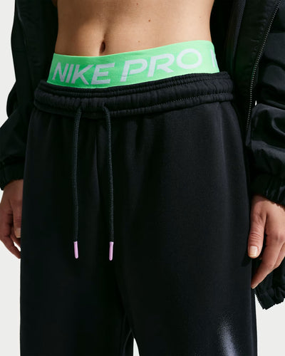 Women's Nike Studio Fleece Total Black/Sail IV4956-001