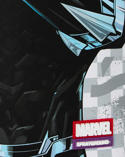 Sprayground Marvel Black Panther Wakanda Forever On White Check Backpack