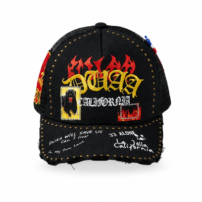 Men's Duaa Stone Hat Black Stonehat-Blk