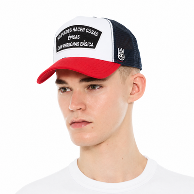 Cult of Individuality Spanish Epic Shit Trucker Hat White 625bc-ch79a-whit