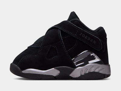 Toddler's Air Jordan 8 Retro Chrome Black/Chrome 305360-007
