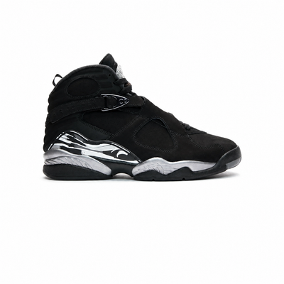 Men's Air Jordan 8 Retro Chrome Black/Chrome 305381-007