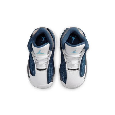 Toddler Air Jordan 13 Retro Flint Navy/University Blue-Flint Grey-White DJ3004-400