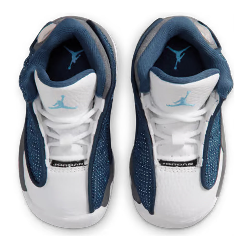 Toddler Air Jordan 13 Retro Flint Navy/University Blue-Flint Grey-White DJ3004-400