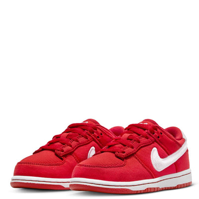 Little Kid's Nike Dunk Low Fire Red/Pink Foam FZ3549-612