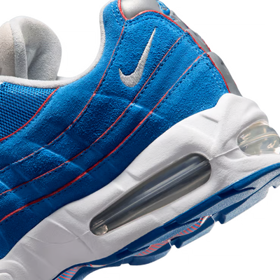 Men's Nike Air Max 95 Big Bubble Lawson Blue Sapphire/White-Light Smoke Grey-Metallic Silver IR1944-400