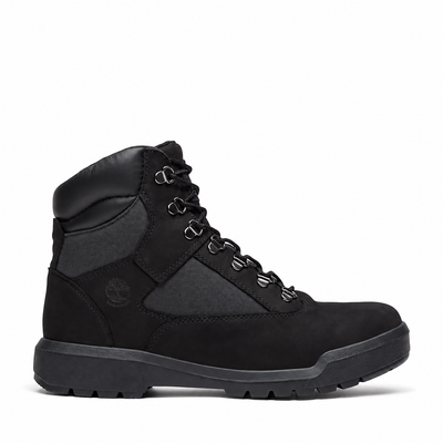 Men's Timverland Waterproof Mid Field Boot Black Nubuck tb0a5rvsw05