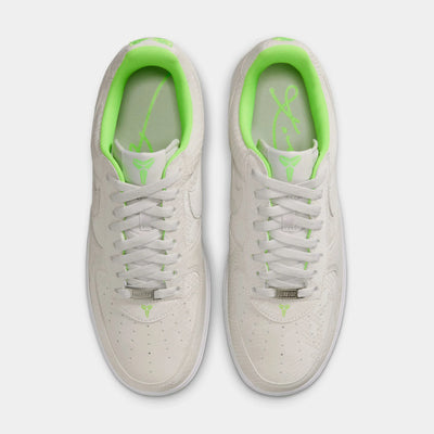 Men's Nike Kobe Air Force 1 Low Vast Grey/Electric Green/White IB0018-006