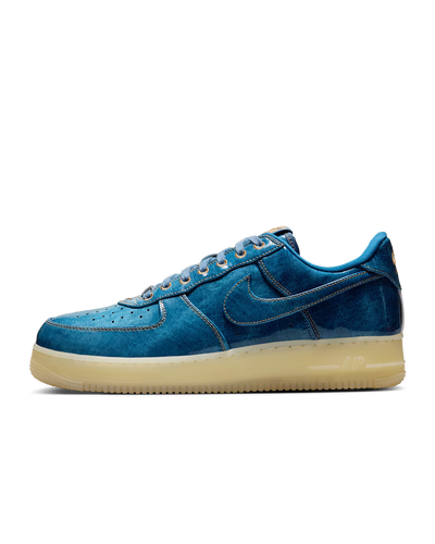 Men's Nike Air Force 1 Patent Denim Coastal Blue/Natural-Flax-Coastal Blue IM5757-400