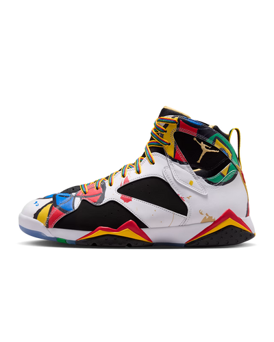 Men's Air Jordan 7 Retro Miro White/Metallic Gold/Sport Red/Varsity Royal IQ6573-100