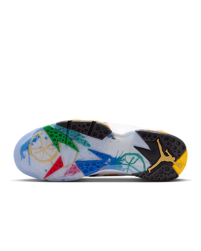 Men's Air Jordan 7 Retro Miro White/Metallic Gold/Sport Red/Varsity Royal IQ6573-100