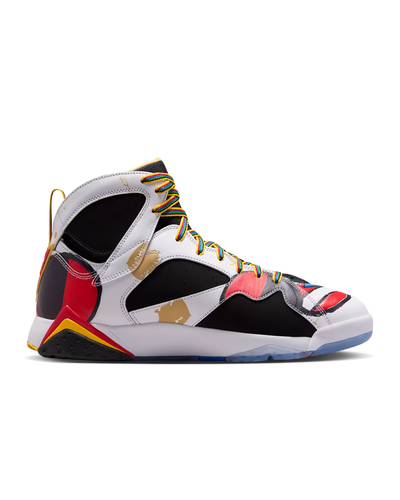 Men's Air Jordan 7 Retro Miro White/Metallic Gold/Sport Red/Varsity Royal IQ6573-100