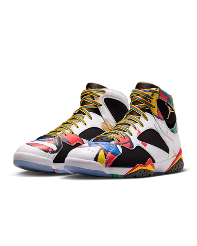 Men's Air Jordan 7 Retro Miro White/Metallic Gold/Sport Red/Varsity Royal IQ6573-100