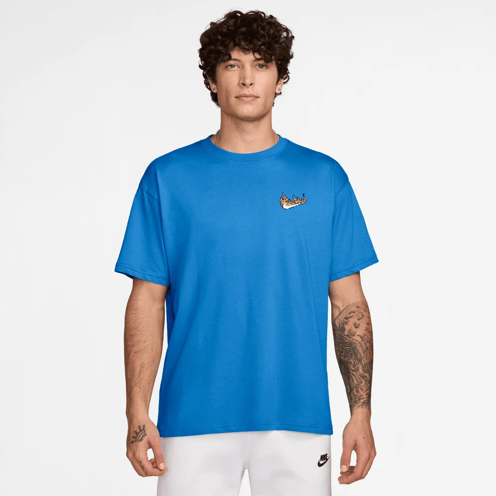 Men's Nike Sportswear Max90 T-Shirt Light Photo Blue HQ9256-406