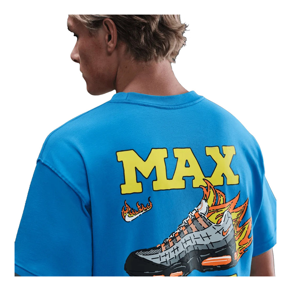 Men's Nike Sportswear Max90 T-Shirt Light Photo Blue HQ9256-406
