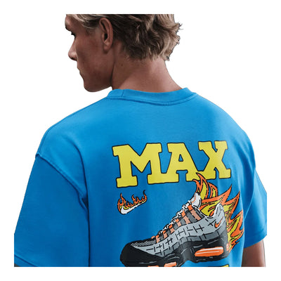 Men's Nike Sportswear Max90 T-Shirt Light Photo Blue HQ9256-406