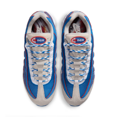 Men's Nike Air Max 95 Big Bubble Lawson Blue Sapphire/White-Light Smoke Grey-Metallic Silver IR1944-400