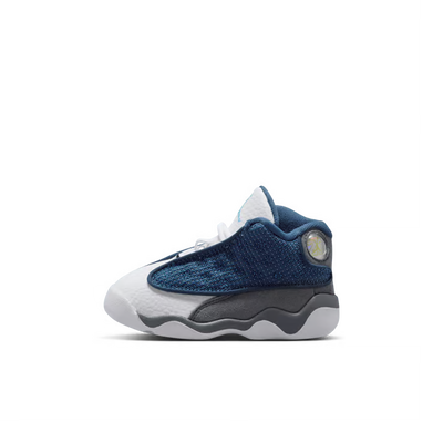 Toddler Air Jordan 13 Retro Flint Navy/University Blue-Flint Grey-White DJ3004-400