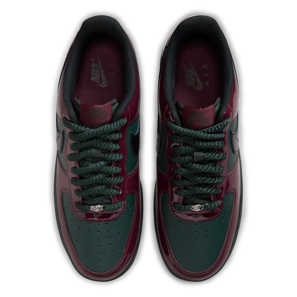 Nike Air Force 1`07 LV8 "Patent Burgundy Crush" Men's Sneakers