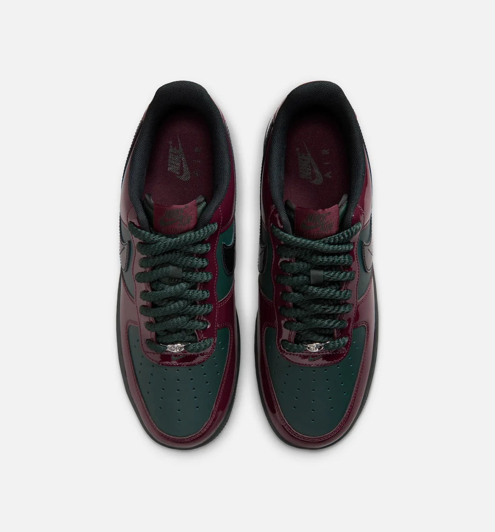 Nike Air Force 1`07 LV8 "Patent Burgundy Crush" Men's Sneakers