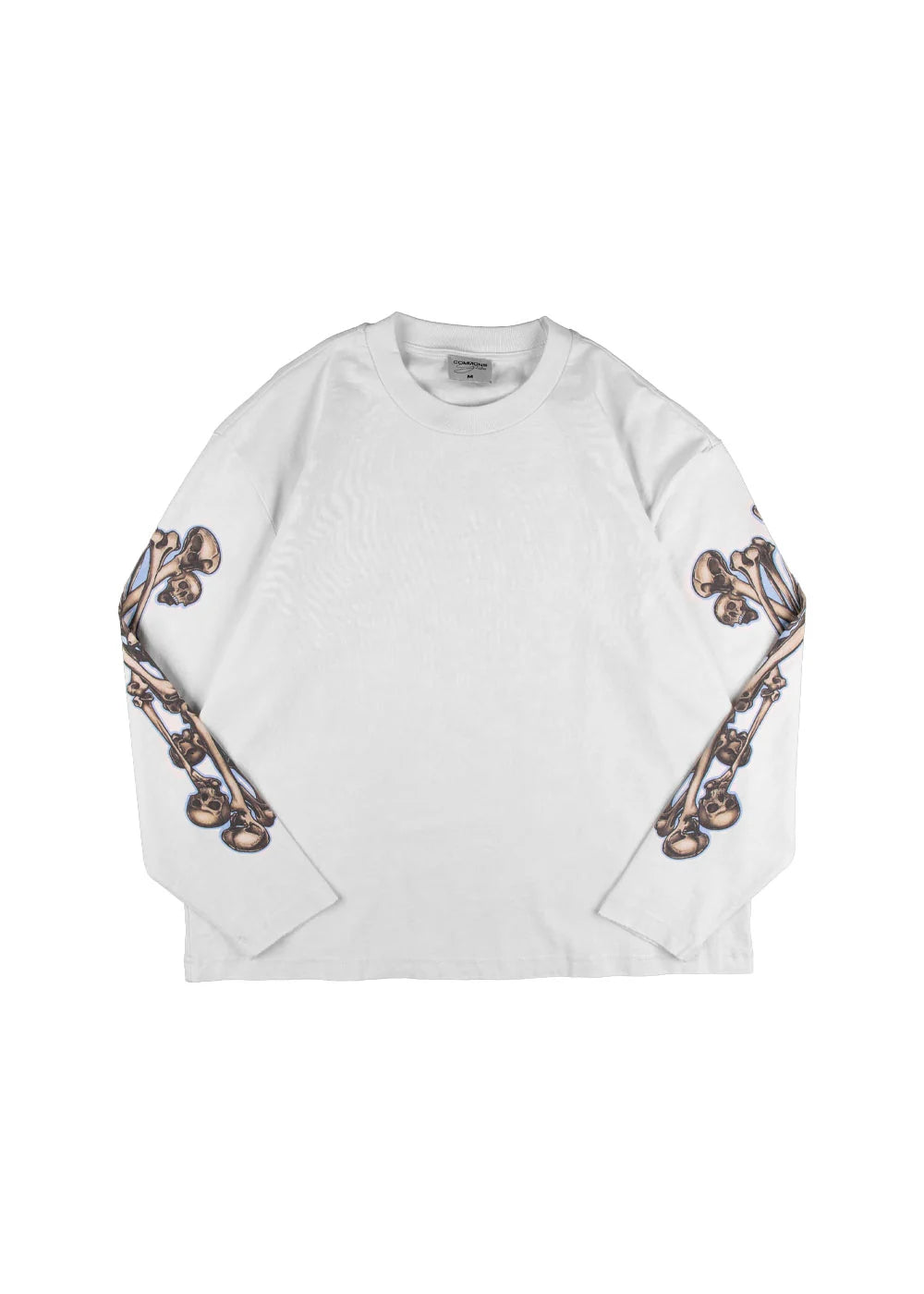 Men's Commons Bad to the Bone Long Sleeve Tee White ch5459-wht