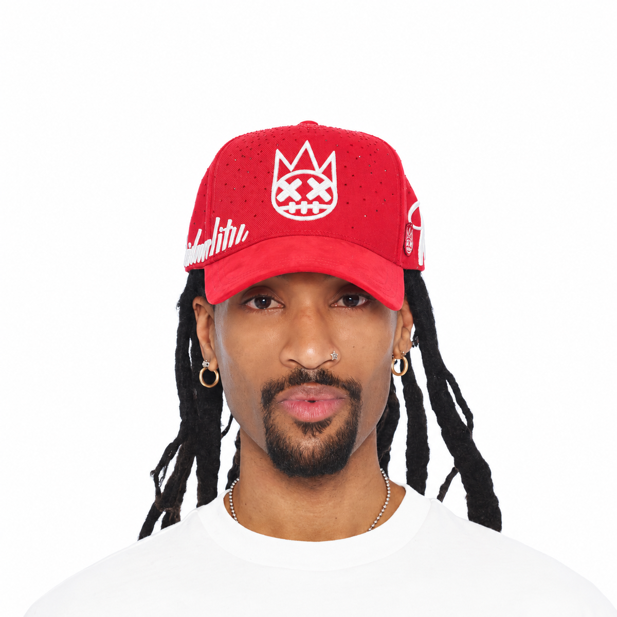 Cult of Individuality A Frame Crystal Burst Trucker Hat Red 626bc-ch62a-rcrd