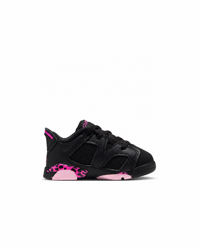 Toddler Air Jordan 6 Retro Low Black/Pink Foam/Laser Fuchsia IQ5607-001