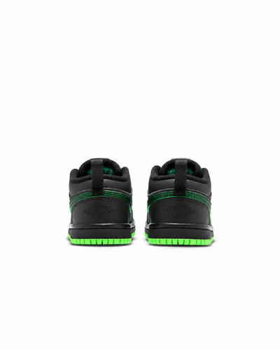Toddler Jordan 1 Low SE Black/Scream Green/Dark Smoke Grey/Black IV5260-001