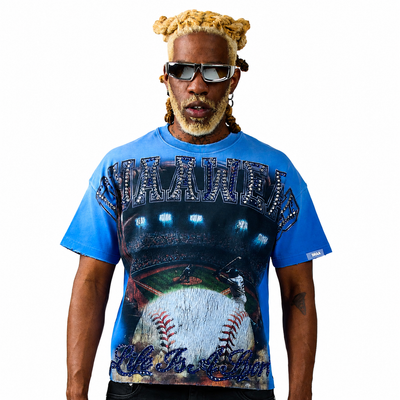 Men's Duaa Homerun T-Shirt Blue Homerun-blue