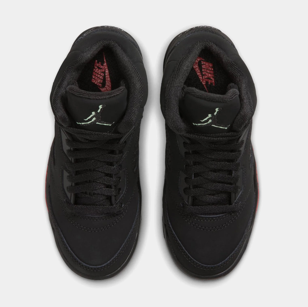 Little Kid's Air Jordan 5 Retro Halloween Black/Black/Picante Red/Glow N The Dark HQ7979-001